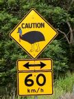 Cassowary Sign